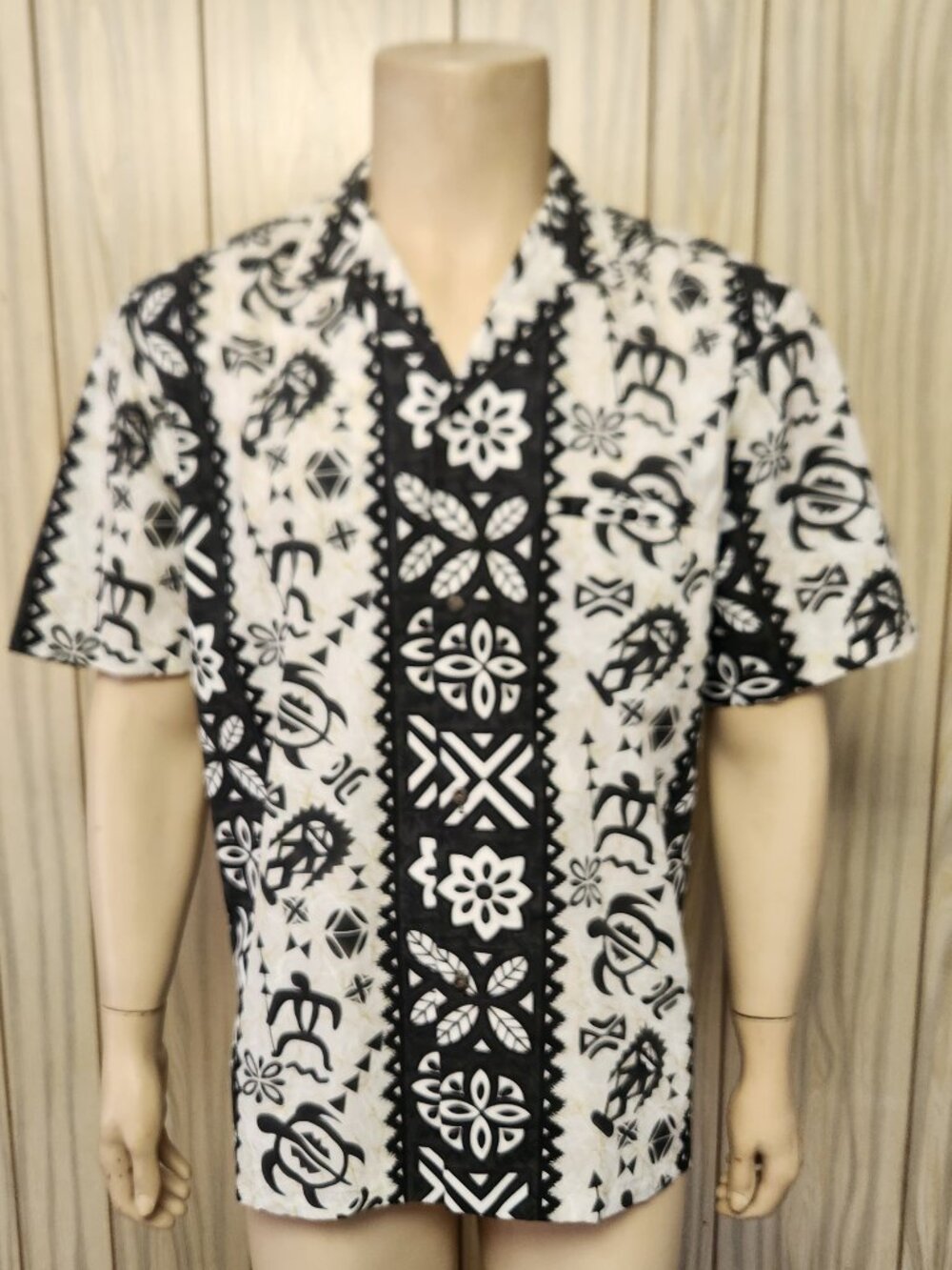 men's party shirt Hawaiian Tiki size L